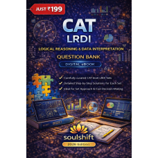 Soulshift CAT LRDI Digital eBook - Logical Reasoning & Data Interpretation Question Bank with Step-by-Step Solutions (2026)